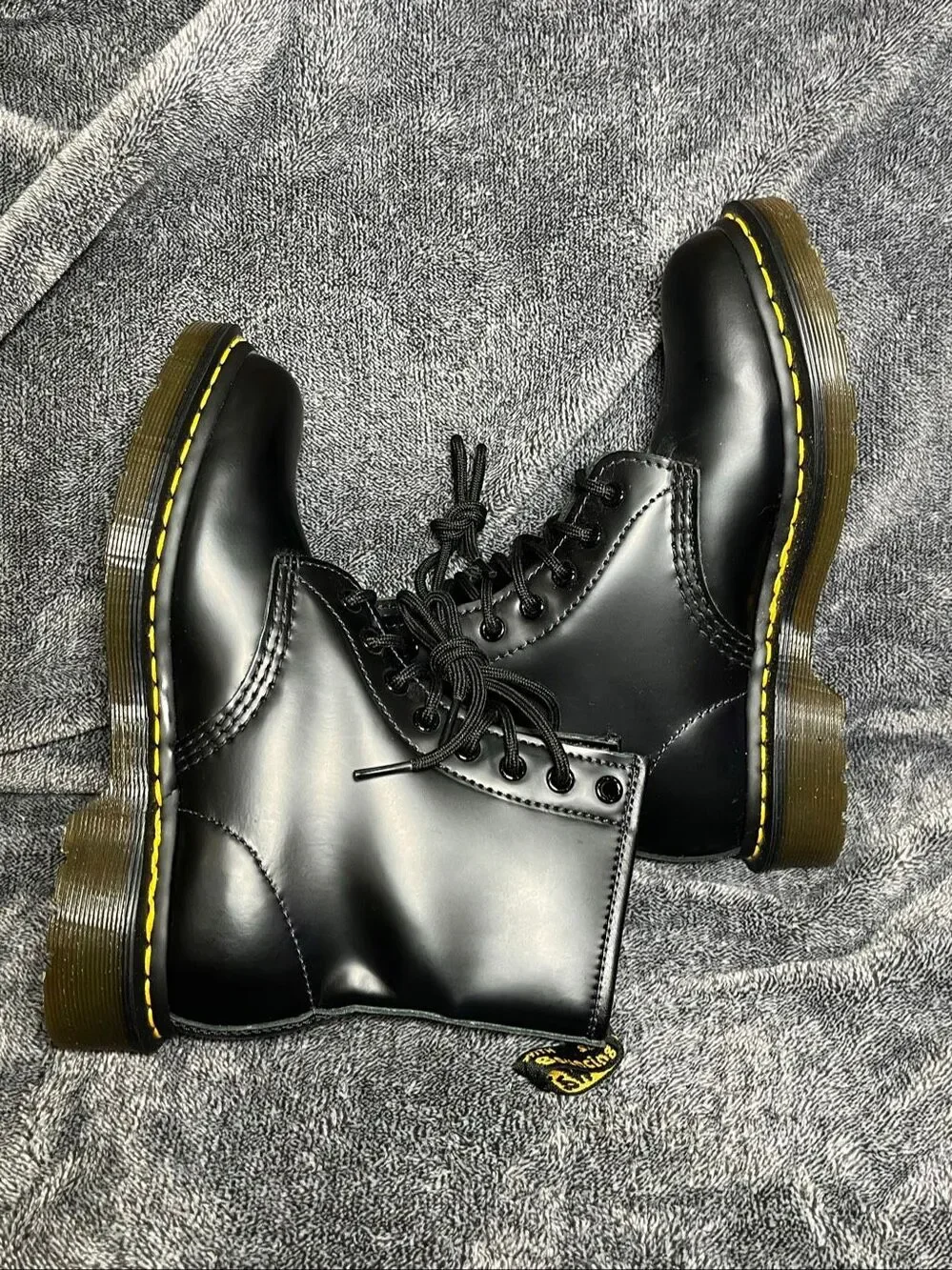 Dr. Martens 1460 Smooth Leather Black Boots Women Size 6 / Men 5 NWOB